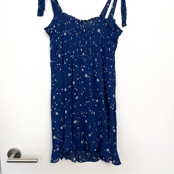 Reformation Christine Dress Starry Night blue size 12 - Picture 6 of 10